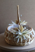 Wanda, dwustronnie dekorowany koszyczek wielkanocny