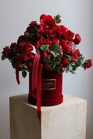 Miłosne Szkarłaty, flowerbox na walentynki 