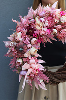 Różowa Poezja Firenze, jesienny wianek z dyniami