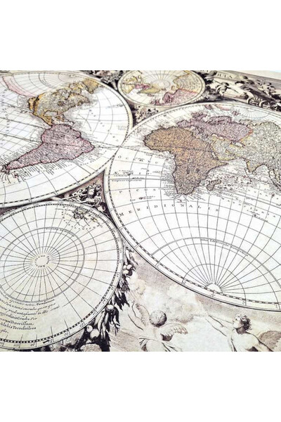  Orbis Terrarum Nova, rzadka mapa świata - G. Valck