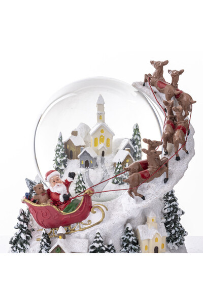 White Christmas, kula śnieżna świąteczna pozytywka