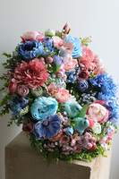 Dwa Ptaszki, wianek dekoracyjny na drzwi