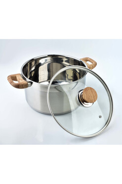 stalowy garnek z pokrywką Carrot, poj.3l