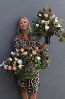 Glorietta 2, jesienna dekoracja nagrobna w koszu