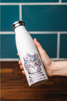 Aquarel Pets, termos stalowa butelka, kot,