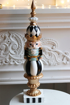 OD RĘKI Chessmaster, figurka bożonarodzeniowa dziadek do orzechów, B, wys.56cm