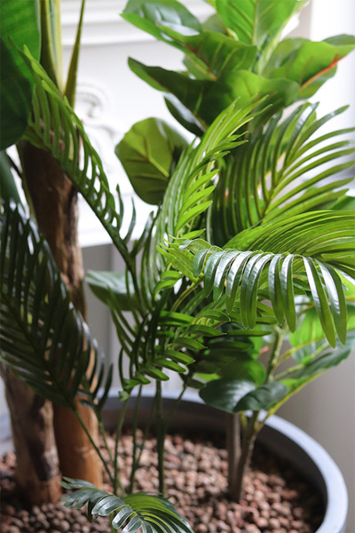 Jungle Concrete, sztuczne rośliny w betonowej donicy