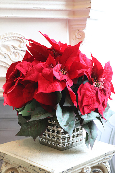 Gwiazda Betlejemska Reddis 2, wysokiej jakości sztuczna roślina