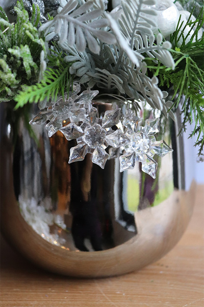 Biała Zima, elegancki storczyk zimowy LED