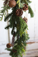 girlanda zielona iglasta, Zima, dł.170cm