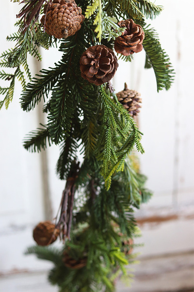 girlanda zielona iglasta, Zima, dł.170cm