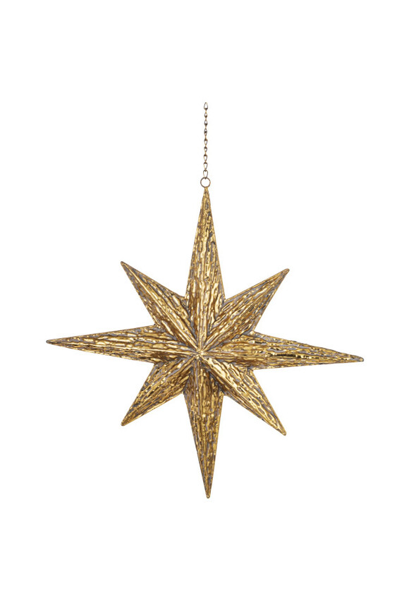 Golden Star A, świąteczna zawieszka dekoracyjna