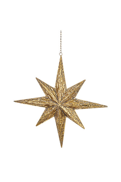 Golden Star A, świąteczna zawieszka dekoracyjna