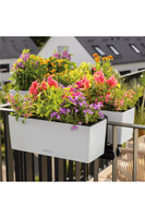 Balconera Stone, plastikowa donica z nawadnianiem