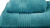 bawełniany ręcznik Basic, kolor turkusowy, wym.70x140cm