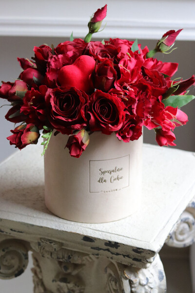 Miłosna Przygoda, flowerbox na Dzień Zakochanych