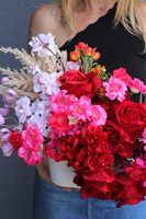 Laguel Amore Orange, dekoracja kwiatowa w naczyniu