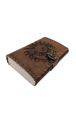 Treasure, notes vintage 200 kartek, Słońce i Księżyc 2, wym.18x13cm 