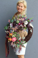 Jesienna Historia, asymetryczny wianek jesienny