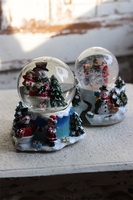 świąteczna Kula Śnieżna Bałwanek z Dzieckiem