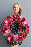 Gefra Fuksja, wianek dekoracyjny, śr.53cm 