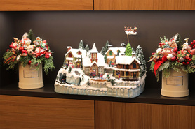 Moko Xmas, świąteczny flowerbox LED, wys.36cm