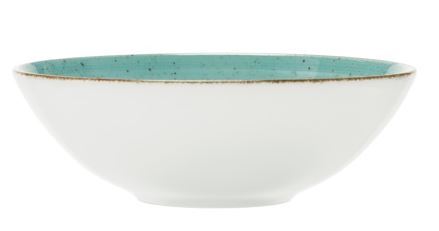 Morska Toń, porcelanowy talerz głęboki, śr.18cm