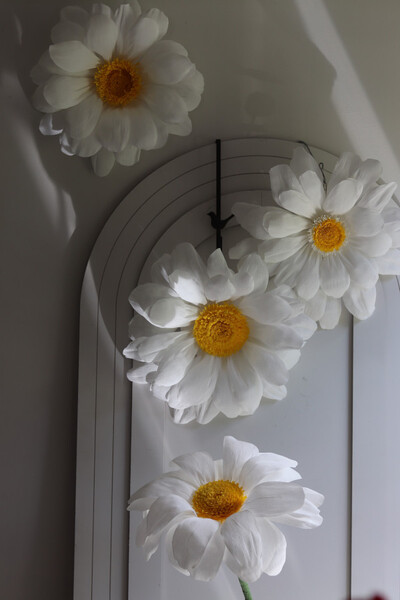 Rumianek Paper Flowers, ręcznie robiony kwiat papierowy