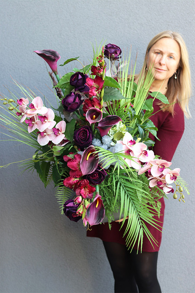 El Dorado Fiberglass, egzotyczna kompozycja kwiatowa