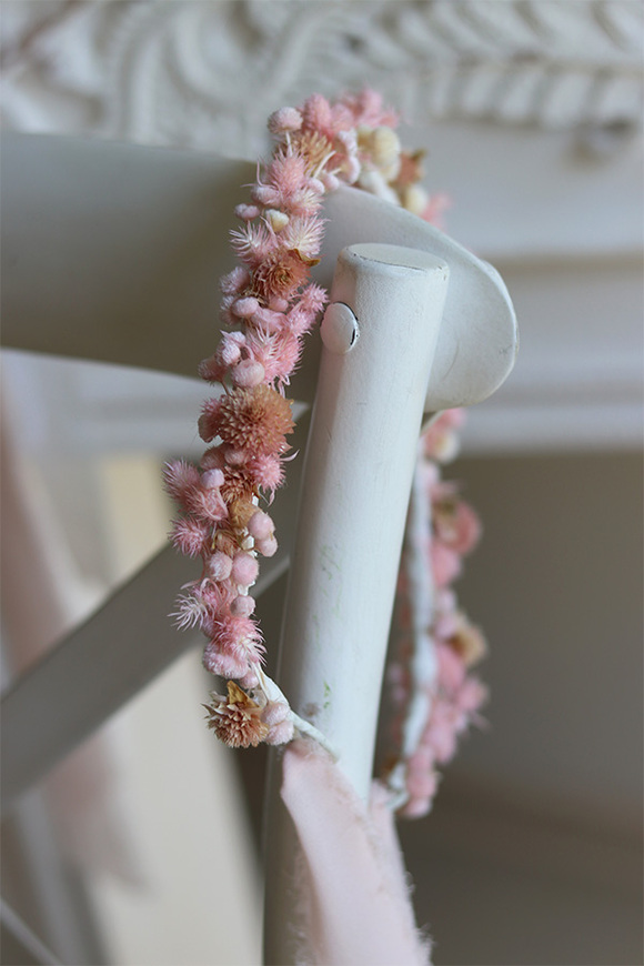 Meliada, wianek na głowę z roślin stabilizowanych, rozmiar uniwersalny