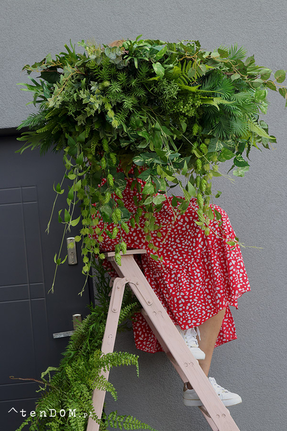 Zielonka, duży sufitowy wianek