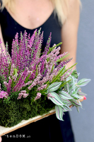 Wrzosowe Memento, kompozycja nagrobna z sercem