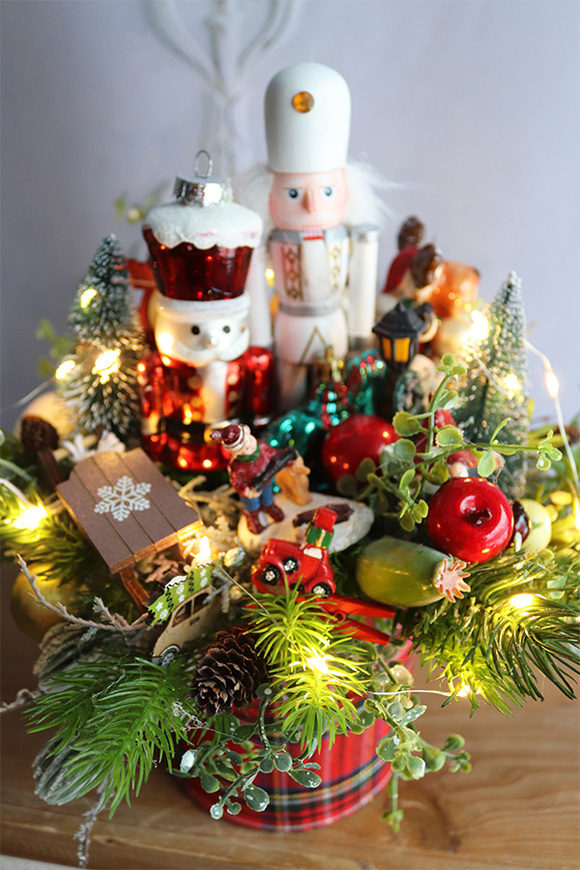 flowerbox świąteczny, Dziadek do Orzechów Mini 3