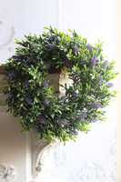 Lavendita, wianek w stylu prowansalskim z lawendą, śr.30cm