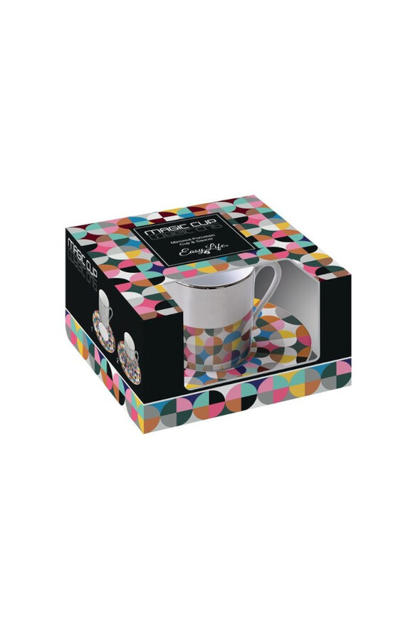 Magic Cup Multicolor filiżanka do espresso ze spodkiem tendom.pl