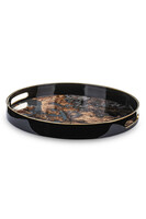 Magma Brown, okrągła taca., wym.4x37x37cm