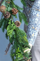 girlanda zielona iglasta, Zima, dł.170cm