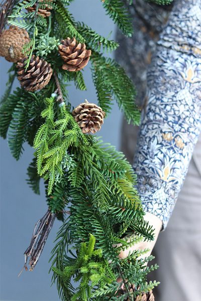 girlanda zielona iglasta, Zima, dł.170cm