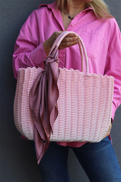 OD RĘKI torba koszyk na zakupy, Shopperka E, wym.28x42x13cm