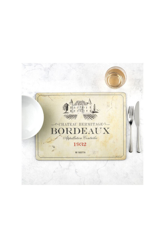 Vin de France podkładki korkowe średnie zestaw sześć sztuk