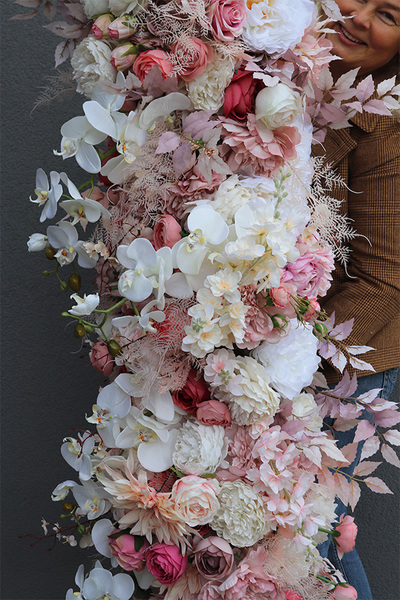 Butterfly Boho Lux, girlanda ze sztucznych roślin