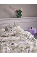 Essenza Noe, pościel bawełna satynowa, beżowa