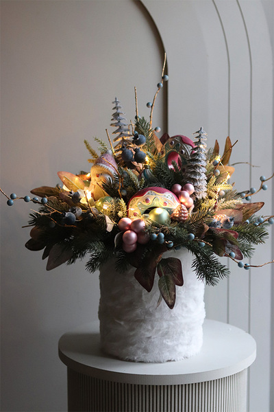 Pastel Home, flowerbox świąteczny LED