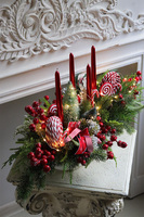 Lollypop Laos, adwentowy stroik świąteczny