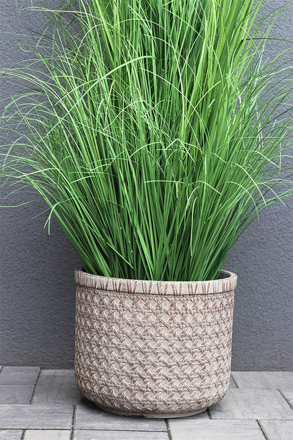 Boho Medila, wysokiej jakości sztuczna trawa w donicy