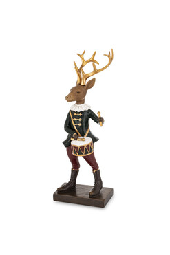 Reindeer Orchestra A, figurka świąteczna renifer, wys.22.5cm