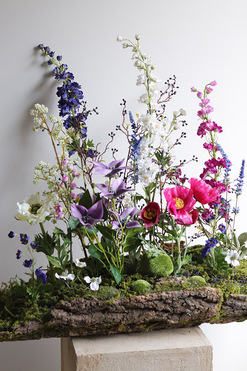 Meadow Wood, wiosenna dekoracja kwiatowa, wym.67x80x18cm