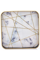 Marble Retro, melaminowa taca ze wzorem