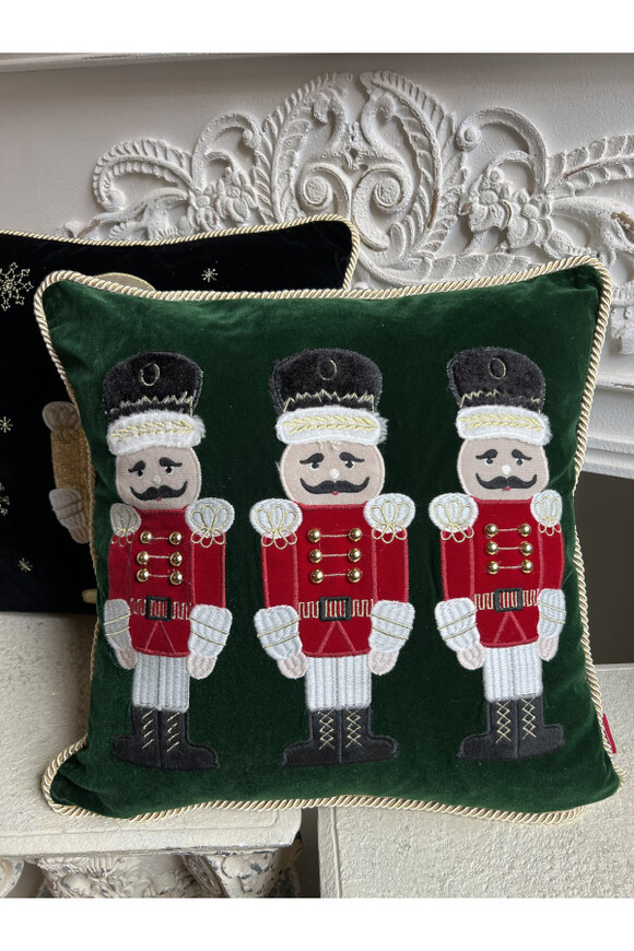 Christmas Mood, poszewka dekoracyjna świąteczna, Dziadki Czerwone	