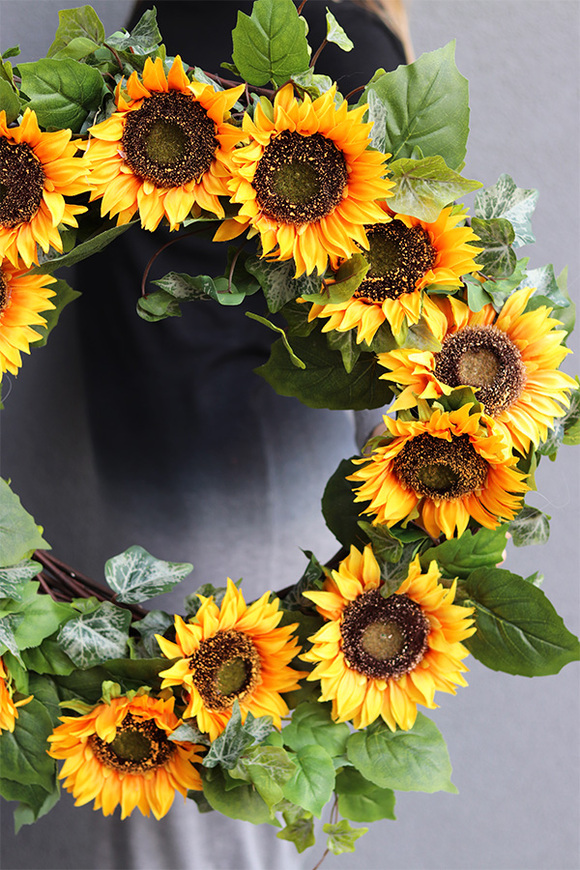 wianek ozdobny Słoneczniki Nowe